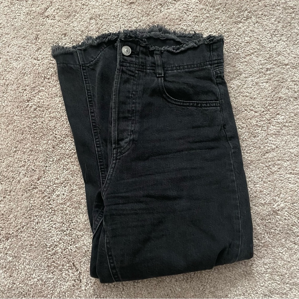 Zara Raw Hem Jeans